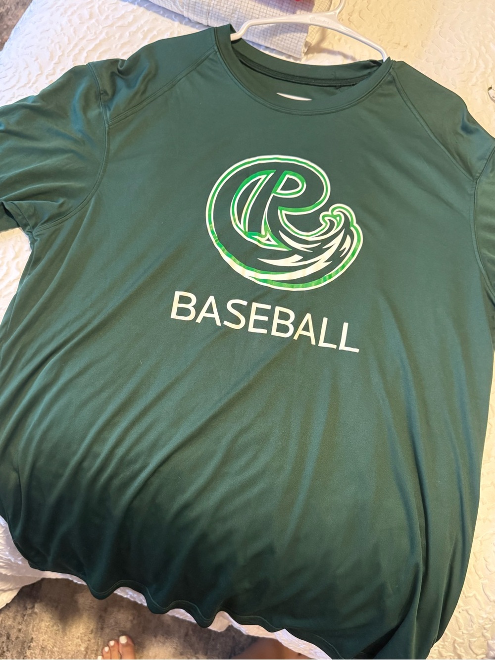 Green Baseball Short-Sleeve Performance Tee